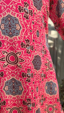 Ajrak print coord set Ajrak print coord set