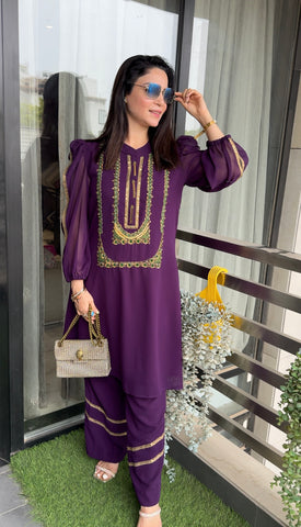 Zardosi indo western coord set Zardosi indo western coord set