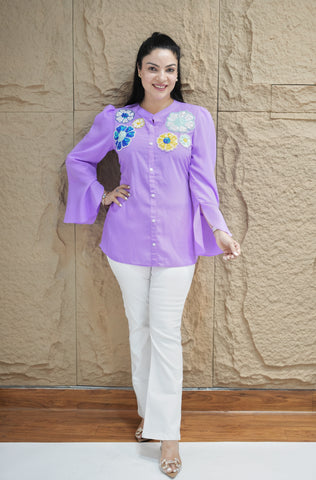 Lilac flower top Lilac flower top