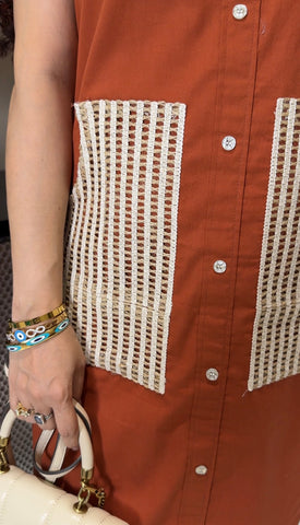 Boho rust dress Boho rust dress