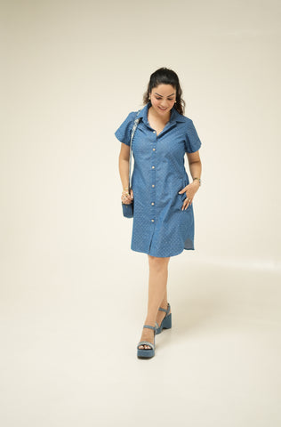 Denim swaroski dress Denim swaroski dress