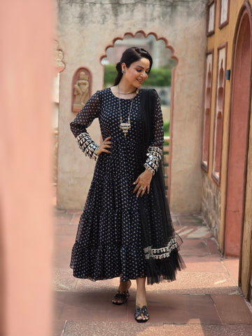 Bandhani Anarkali suit Bandhani Anarkali suit
