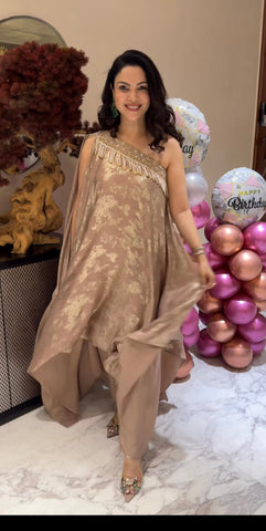 Indo Western One Shoulder Kaftan Indo Western One Shoulder Kaftan