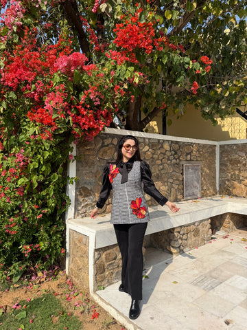 Handwork tweed Blazer set Handwork tweed Blazer set