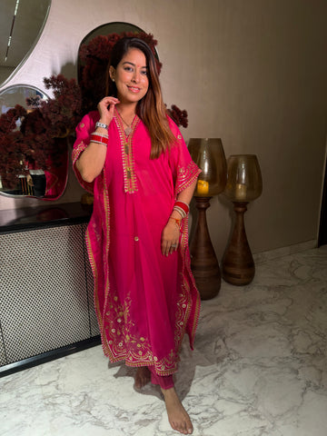 Aari work kaftan Aari work kaftan