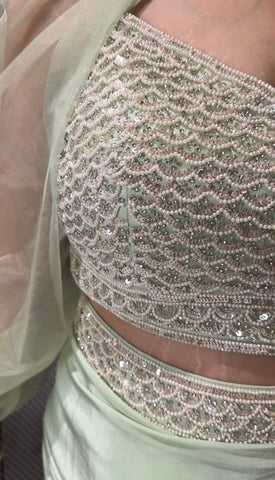 Indo western classy drape Indo western classy drape