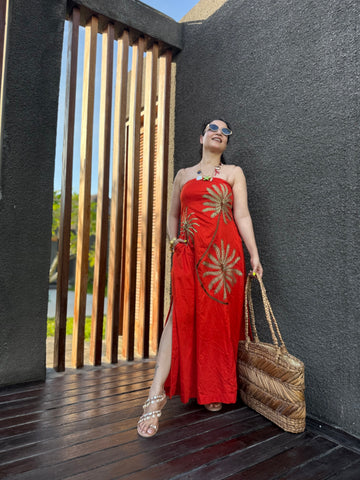 Palm tree tube dress Palm tree tube dress