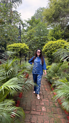 Denim face coord set Denim face coord set