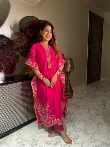 Aari work kaftan Aari work kaftan