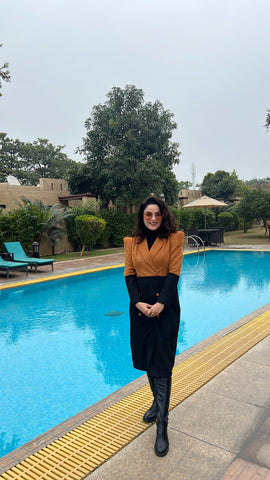 Colour - Block Suede Dress Colour - Block Suede Dress