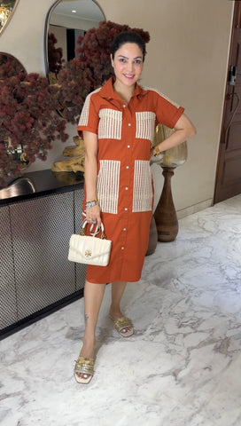 Boho rust dress Boho rust dress