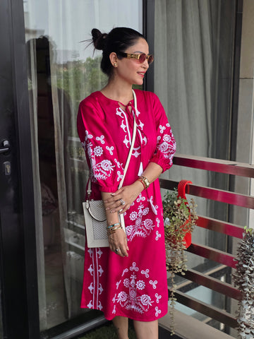 Summery pink dress Summery pink dress