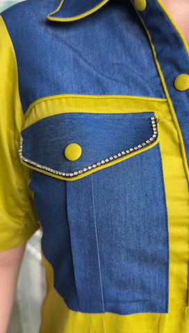 Denim cotton dress Denim cotton dress