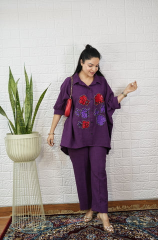 Kaftan Coord set- Linen Kaftan Coord set- Linen