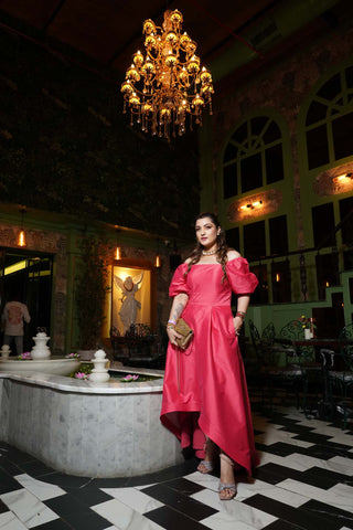 High low silk dress High low silk dress