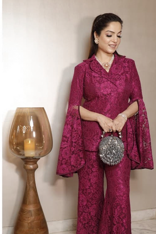 Chantelle Open Sleeves Coord Set Chantelle Open Sleeves Coord Set