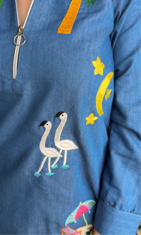 Denim classic coord set Denim classic coord set