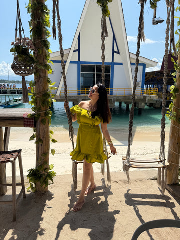 Parrot green dress Parrot green dress