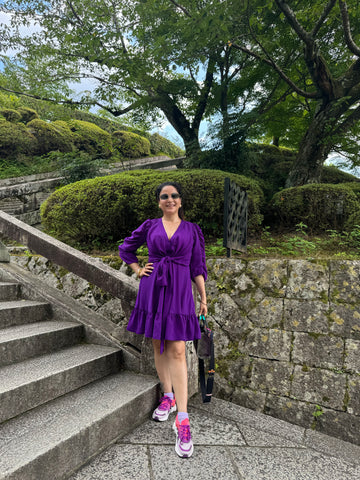 Purple Frill Dress Purple Frill Dress