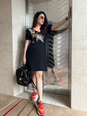 Black skater dress Black skater dress