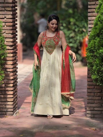 Dabka Anarkali suit Dabka Anarkali suit