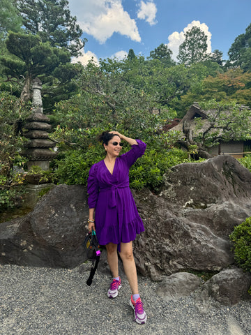 Purple Frill Dress Purple Frill Dress