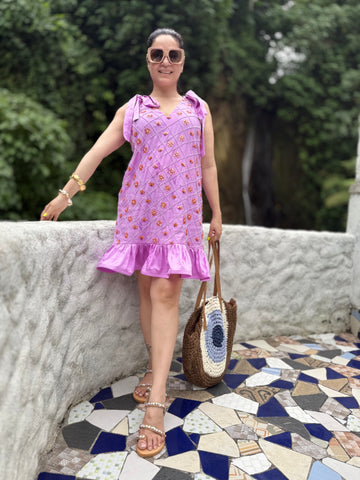 Lilac handwork dress Lilac handwork dress