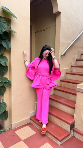 Peplum coord set Peplum coord set