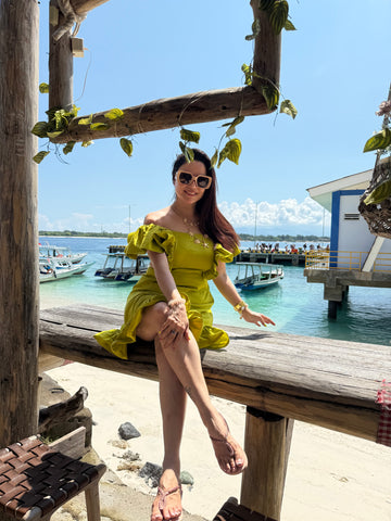 Parrot green dress Parrot green dress