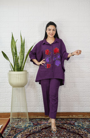 Kaftan Coord set- Linen Kaftan Coord set- Linen