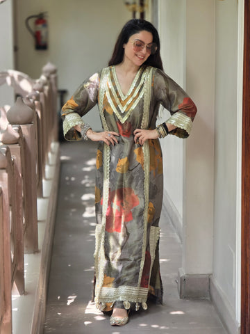 A-line long silhouette A-line long silhouette