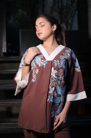 Indo western machine work Coord set Indo western machine work Coord set