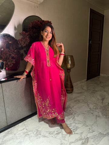 Aari work kaftan Aari work kaftan