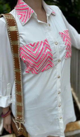 Neon shirt dress Neon shirt dress