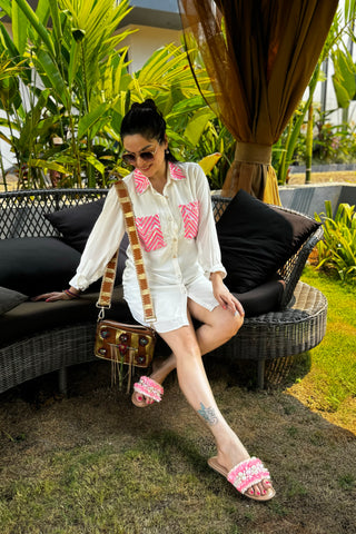 Neon shirt dress Neon shirt dress