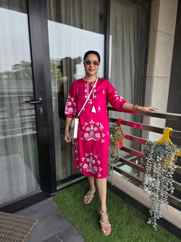 Summery pink dress Summery pink dress