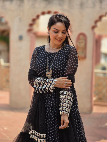 Bandhani Anarkali suit Bandhani Anarkali suit