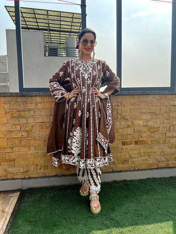 Floral Elegance Chanderi Suit Floral Elegance Chanderi Suit