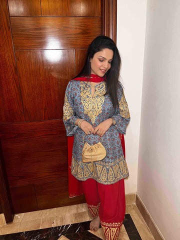 Blue Red Suit Blue Red Suit