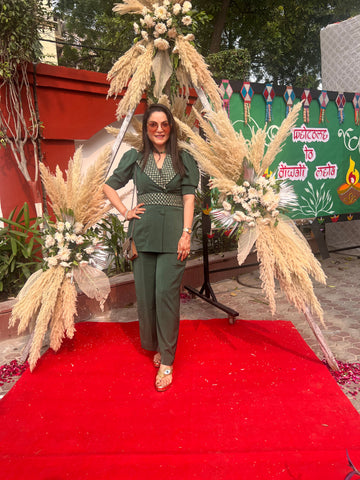 Coord - Set With machine work detailing Coord - Set With machine work detailing