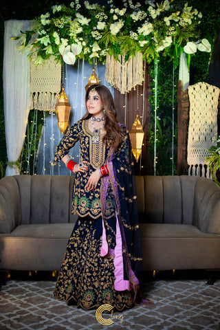 Embroidered Garara Suit Embroidered Garara Suit
