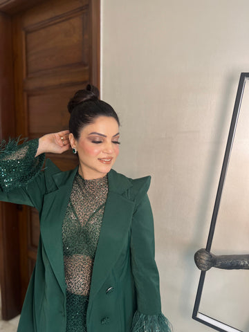 Classy Blazer Witrh Sequins Dress Classy Blazer Witrh Sequins Dress