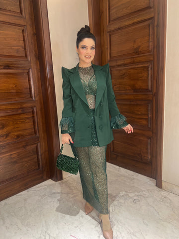 Classy Blazer Witrh Sequins Dress Classy Blazer Witrh Sequins Dress