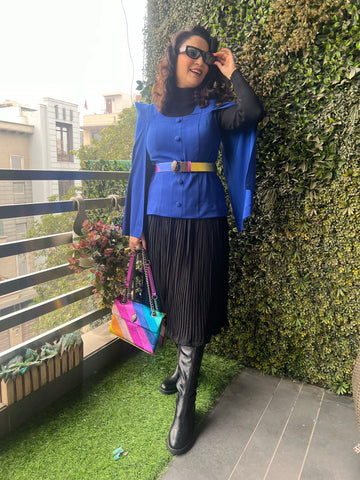 Open Sleeves Top With Skirt Open Sleeves Top With Skirt