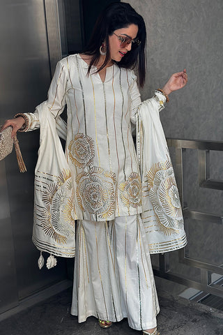 White Sharara Set White Sharara Set