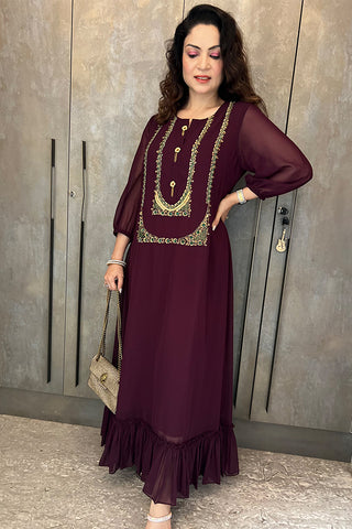 Embellished A Line Dress Embellished A Line Dress