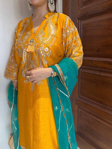Yellow Embroidered Suit Yellow Embroidered Suit