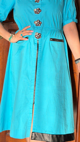 Cotton A-Line dress