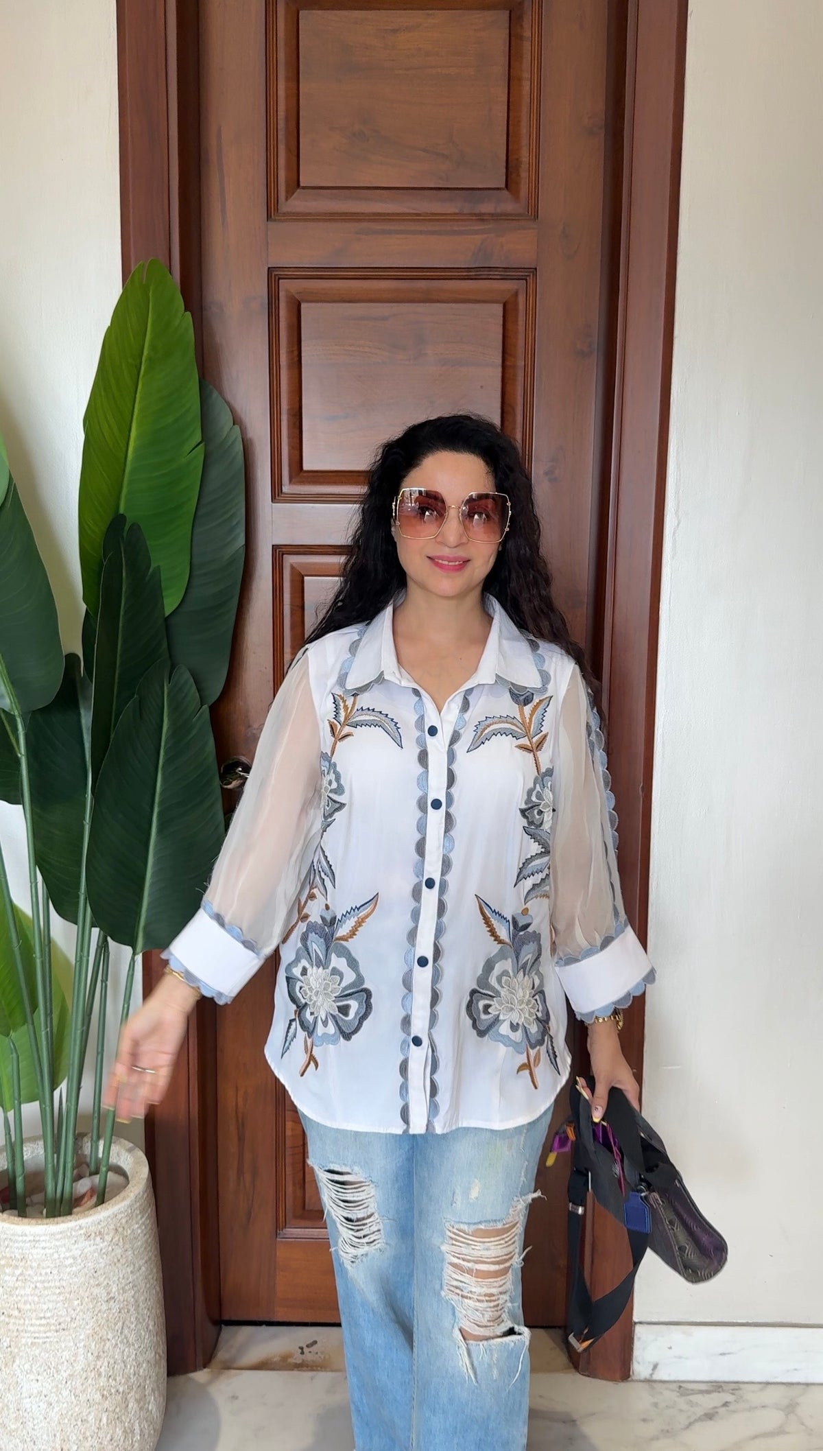 Embroidered shirt