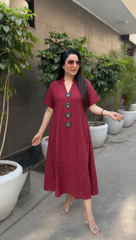 Heart A-Line Dress